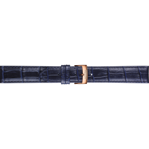 Uhrenarmband Tissot T1094103604100A Leder Blau 19mm