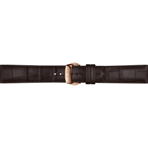 Uhrenarmband Tissot T600048683 Leder Braun 20mm