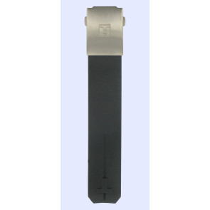 Uhrenarmband Tissot T33.7.798.51 / T603013681 Kautschuk Schwarz 20.1mm