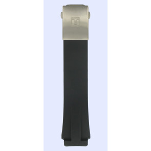 Uhrenarmband Smartwatch Tissot T0015204728100A Kautschuk Schwarz