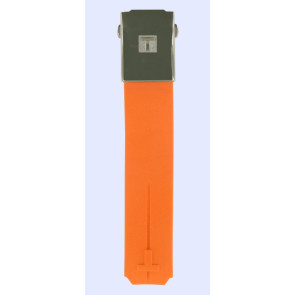 Uhrenarmband Tissot T33787892A / T603020173 Kautschuk Orange 20.1mm