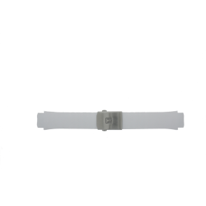 Uhrenarmband Tissot T075220 / T603035117 Kautschuk Weiss 18mm