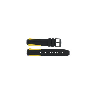 Uhrenarmband Tissot T1114173720100 / T603040819 Silikon Schwarz 18mm