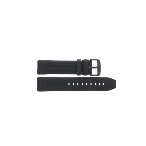 Uhrenarmband Tissot T121.420.47.051.03 / T1214204705103A / T603044328 Silikon Schwarz 22mm