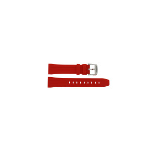Uhrenarmband Tissot PRC200 / T1144171703701A / T603045012 Kautschuk Rot 20mm