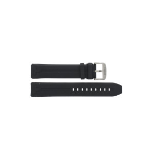 Uhrenarmband Tissot T603045478 / XL Kautschuk Schwarz 23mm