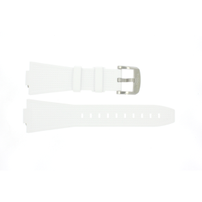 Uhrenarmband Tissot T603048463 Kautschuk Weiss 12mm