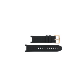 Uhrenarmband Tissot T603048543 Kautschuk Schwarz 14mm