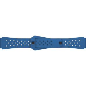Uhrenarmband Tissot T145.407.97.057.01.T603048858 Kautschuk Blau