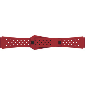 Uhrenarmband Tissot T145.407.97.057.02 Kautschuk Rot