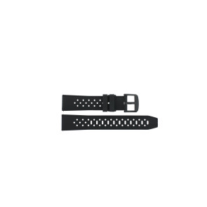 Uhrenarmband Tissot T603049462 Kautschuk Schwarz 20mm
