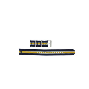 Uhrenarmband Tissot T604039511 Nylon Zweifarbig 19mm