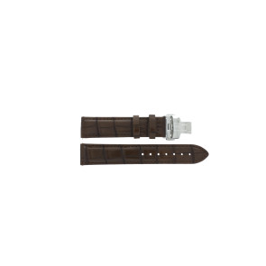 Uhrenarmband Tissot T604047475 Leder/Kunststoff Braun 19mm