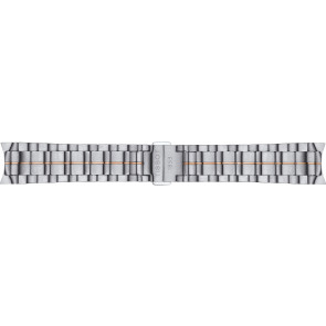 Uhrenarmband Tissot T605033556 Stahl Zweifarbig 18mm