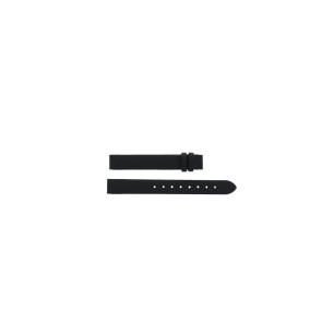 Uhrenarmband Tissot T03132580 / T610014602 Leder Schwarz 12mm