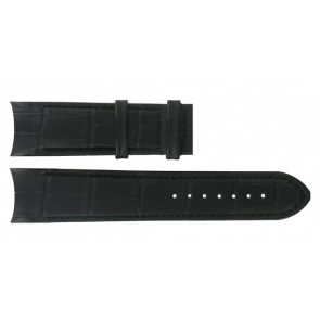Uhrenarmband Tissot T0354101605100A XS / T610028591 Leder Schwarz 22mm