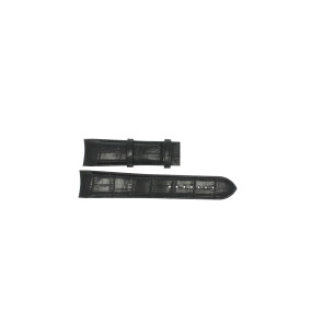 Uhrenarmband Tissot T0356171605100A XL / T610028583 Kroko leder Schwarz 23mm