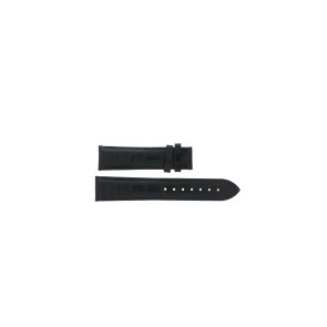 Tissot Uhrenarmband T019.430 - T610029775 Kroko leder Schwarz 20mm + schwarzen nähte