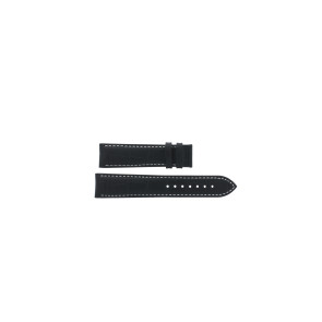 Uhrenarmband Tissot T063.617.A / T610031122 Leder Schwarz 20mm