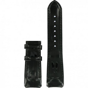 Uhrenarmband Tissot T0472204612600A / T610032079 Leder Schwarz 21mm