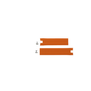 Uhrenarmband Tissot T076.417.A PRS 330 / T610032877 Kautschuk Orange 21mm