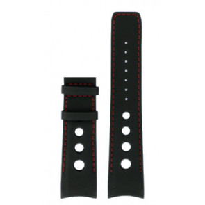 Uhrenarmband Tissot T600034295 Leder Schwarz