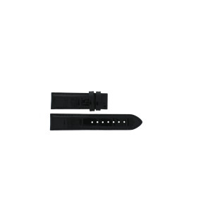 Uhrenarmband Tissot T0064073612600 / T610037745 / XS Leder Schwarz 19mm