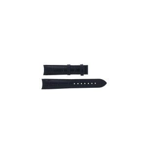 Uhrenarmband Tissot T0352101604100A / T610042654 Leder Blau 18mm
