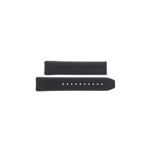 Uhrenarmband Smartwatch Tissot T610046208 Kautschuk Schwarz 23mm