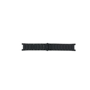 Uhrenarmband Tommy Hilfiger TH-365-1-34-2573 / TH-365-1-34-2812 / TH679001554 Stahl Schwarz 22mm