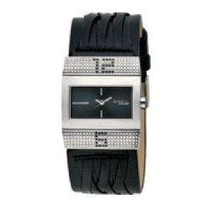 Uhrenarmband Breil TW0461 Leder Schwarz 30mm