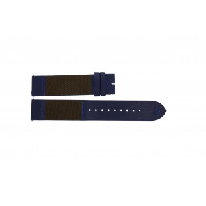 Uhrenarmband Breil TW1736 Leder Blau 20mm