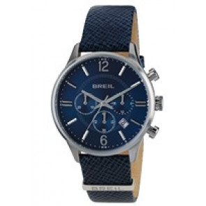 Uhrenarmband Breil TW1780 Leder Blau 20mm