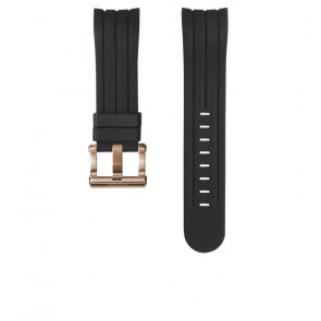 TW Steel Uhrenarmband TWB139 / TW139 Silikon Schwarz 24mm