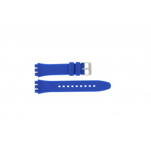 Tzevelion Uhrenarmband Tzev-SW Silikon Blau 18mm
