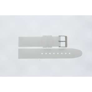 Uhrenarmband Guess V1005M2 Silikon Weiss 18mm