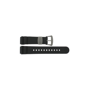 Horlogeband Seiko SNE441P1 / V157-0BT0 / R035011N0 Rubber Zwart 20mm
