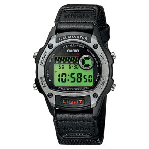 Casio Uhrenarmband 10012370 Leder Schwarz 18mm