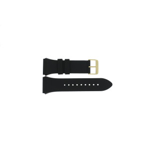 Uhrenarmband Guess GW0202G1 / Phoenix Silikon Schwarz 25mm