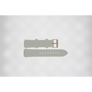 Uhrenarmband Guess W0564L1 / Jet Setter Kautschuk Weiss 18mm