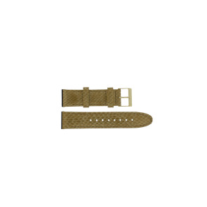 Uhrenarmband Guess W0775L13 Leder Vergoldet 20mm