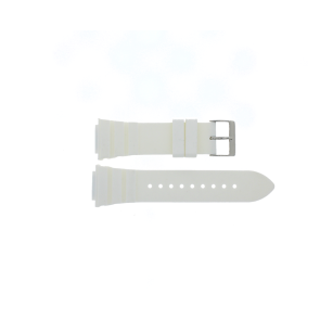 Uhrenarmband Guess W0947L2 / Starlight Silikon Weiss 20mm