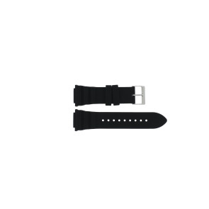 Uhrenarmband Guess W0942L2 / Spinner Silikon Schwarz 18mm