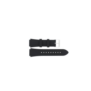 Uhrenarmband Guess W0979L2 / Retro Pop Kautschuk Schwarz 20mm