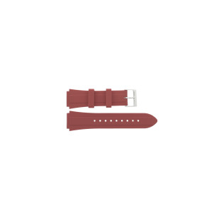Uhrenarmband Guess W0979L3 / Retro Pop Kautschuk Rot 20mm