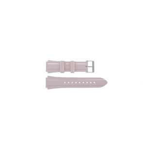 Uhrenarmband Guess W0979L5 / Retro Pop Kautschuk Rosa 20mm