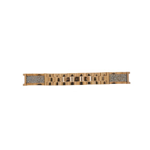 Uhrenarmband Guess W1288L3 / Aurora Rostfreier Stahl Rosé 11mm