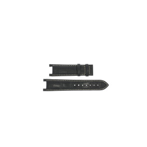 Uhrenarmband Guess X72024G5S Leder Schwarz 13mm