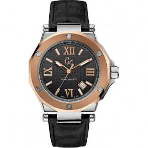 Uhrenarmband Guess X93003G2S Leder Schwarz