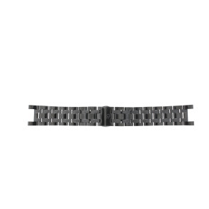 Uhrenarmband GC watches Y70002G2 / Y70002G2MF Stahl Schwarz 13mm